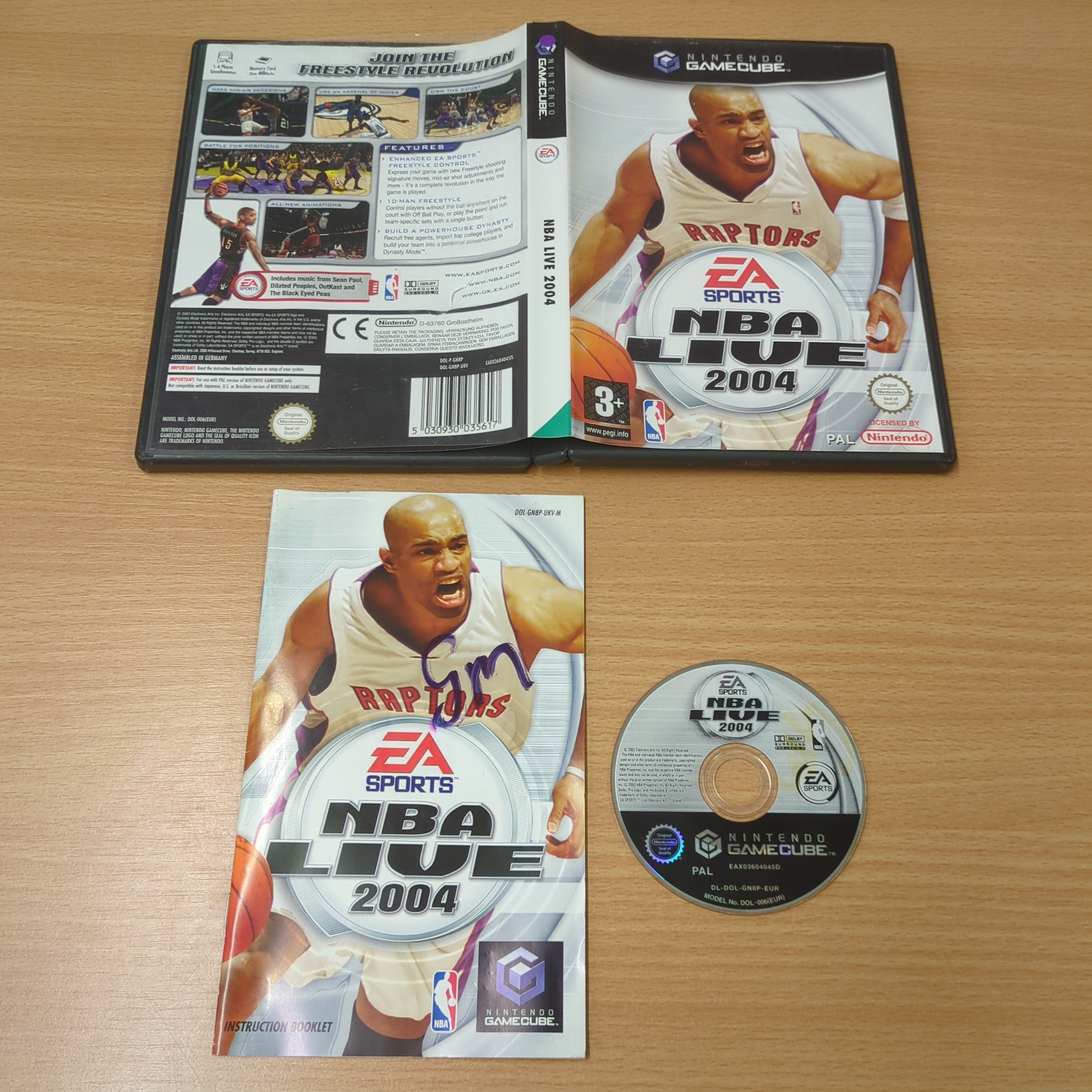 NBA Live 2004 Nintendo GameCube game NBA Live 2004 Nintendo GameCube game